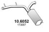 PEUGE 173057 Middle Silencer